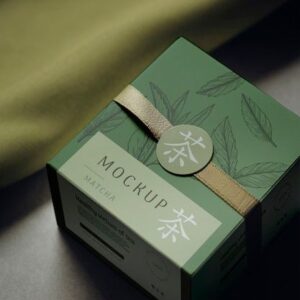 Matcha Mockup Box - علبة هدايا ماتشا فاخرة